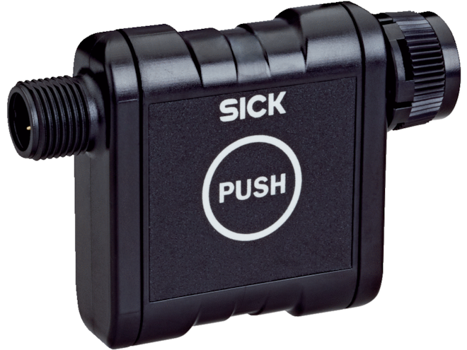 Sick Pushbutton for laser alignment aid, M12, 5-pin