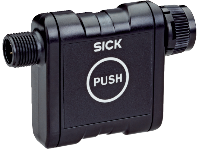Sick Pushbutton for laser alignment aid, M12, 8-pin