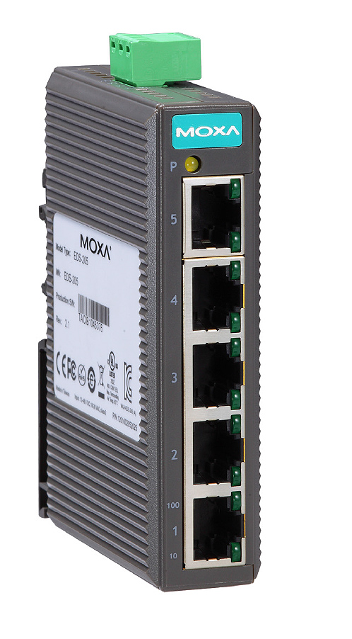 Moxa Eds Unmanaged Ethernet Switch Industrial Networking Motion World